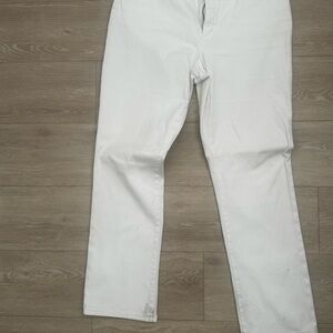 Lauren Ralph Lauren White Denim Straight Jeans